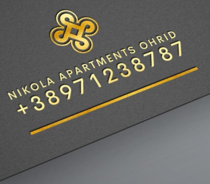 Apartment Nikola Orange Ohrid Exterior foto